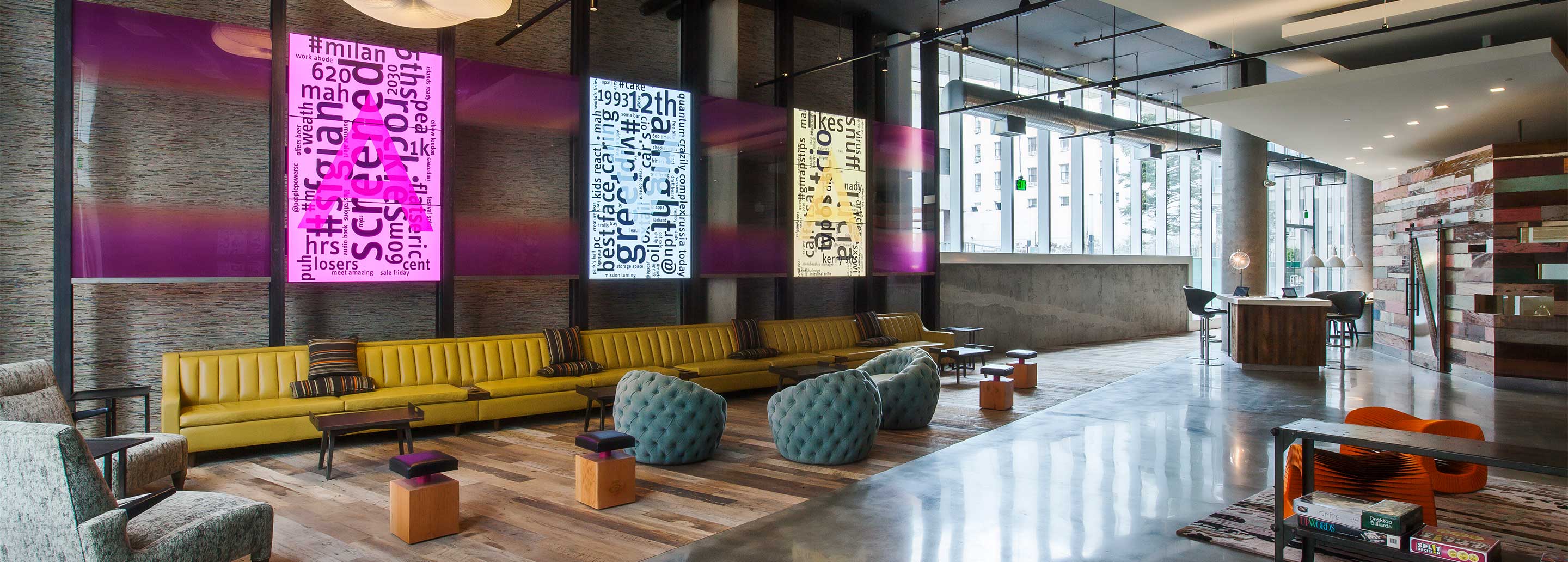 Chill lounge with common area seating