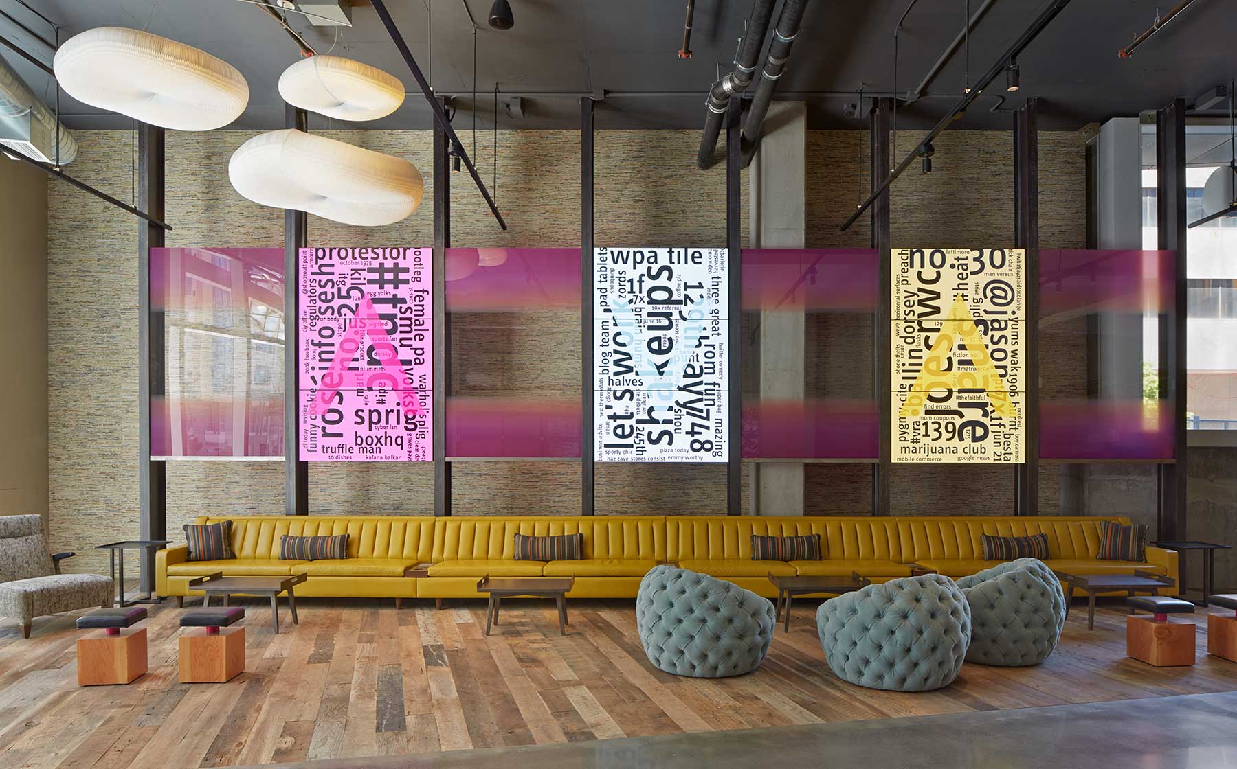 Chill lounge with common area seating